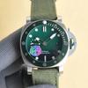 Panerai High Fat Da Hai 44mm Automatic Men's Watch with Canvas and Rubber Strap.