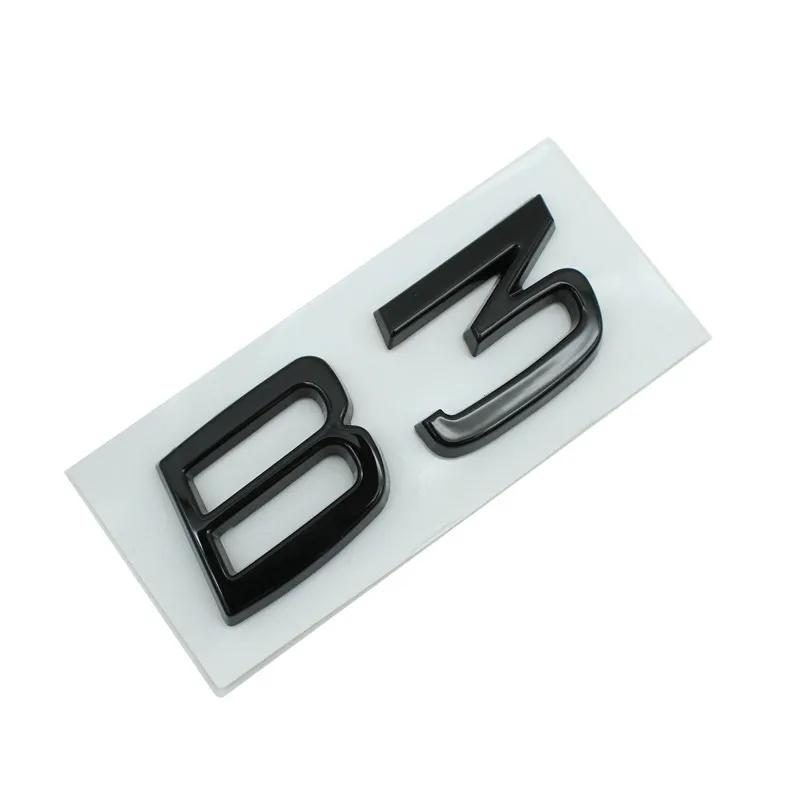 1 Stück 3D ABS Silber Schwarz Auto Heckklappe Buchstaben Logo Emblem Abzeichen Aufkleber Für Volvo B3 B4 B5 B6 Auto Styling Zubehör