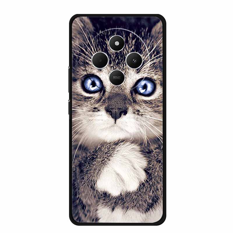 For Xiaomi Poco C75 Case PocoC75 Coque Black Silicone Soft Phone Case For Redmi 14C 14R A3 Pro Back Cover Case Redmi14C 14 C Bag