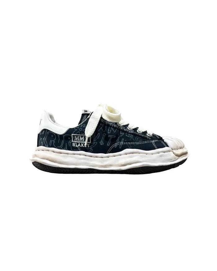 A16FW730-SCHWARZ Maison MIHARA YASUHIRO BLAKEY Originalsohle Graffiti (Herren-)