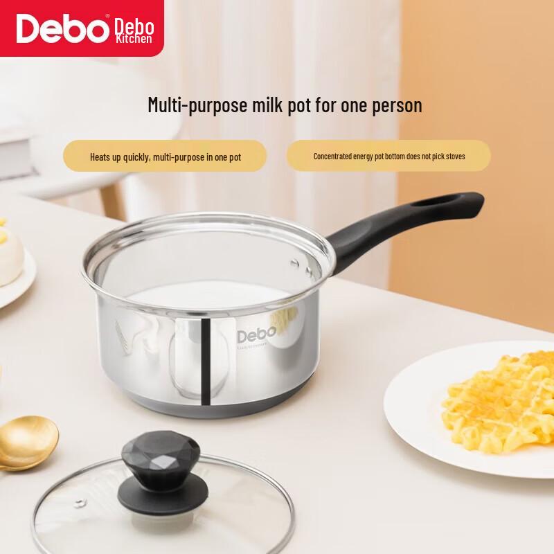 

Debo Beverly DEP-747 18cm Stainless Steel Milk Pot