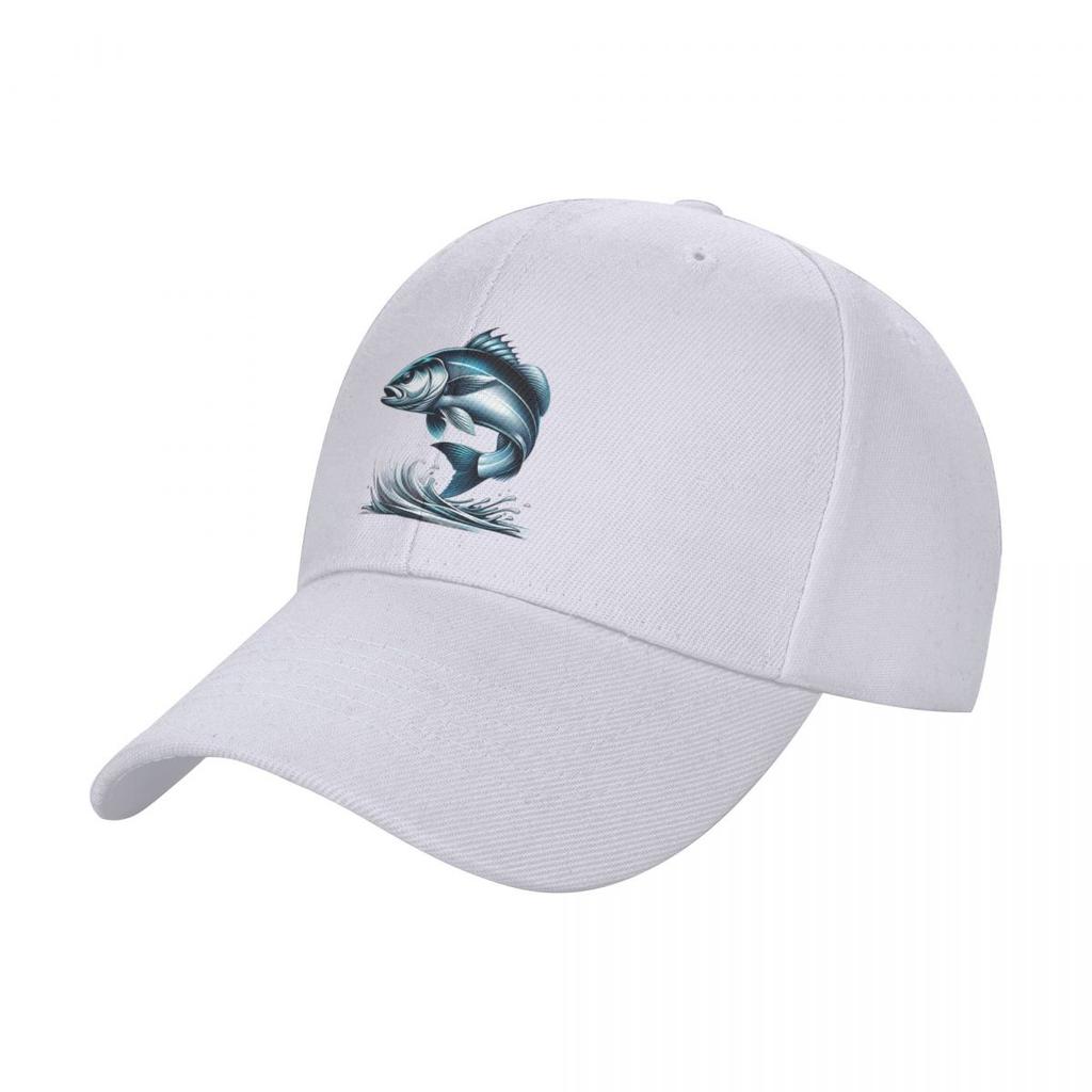 Barramundi Baseball Cap Golf Hat Hat Beach Snapback Cap Women Unisexs