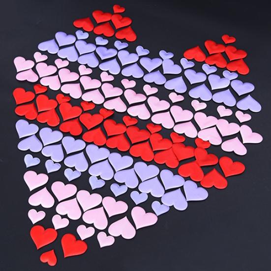 100x Svatební dekorace Dekorace na stůl s okvětními lístky srdce Valentýna