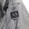 ARMANI EXCHANGE Striped Pattern tailored jacket 34 gray Men's Used