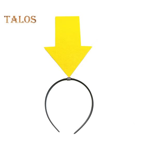 

Красная стрела повязка на голову для вечеринки на Хэллоуин забавный трюк реквизит ободок для волос украшение в виде символа стрелы универсальные аксессуары для волос жёлтый