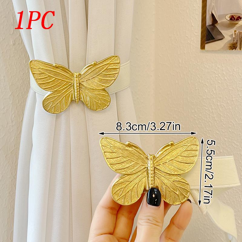 

1 шт., золотое украшение для комнаты, смола, гостиная, 3D, ласточка, форма, занавеска, украшение для дома, подвесная пряжка для штор, офис, 3 стиля