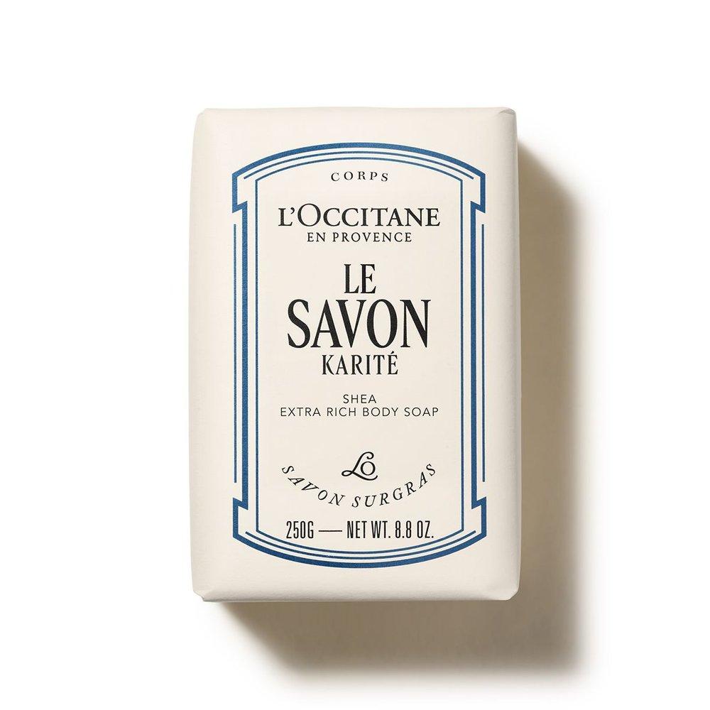 L Occitane Мыло для тела с маслом карите Extra Rich 250 г (Карите Комфорт)