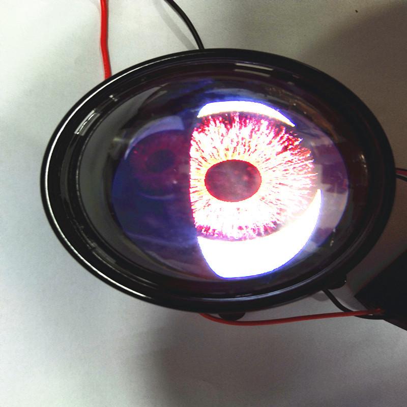 2pieces 3 Inch Devil Eyes Lens Lights for 12v Car WIFI Control Eyes Retrofit Kits Headlight Assembly Auto Accessories