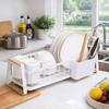 Detachable Kitchen Dish Rack Wooden Handle Kitchen Organizer Dish Drying Drain Rack  Household
