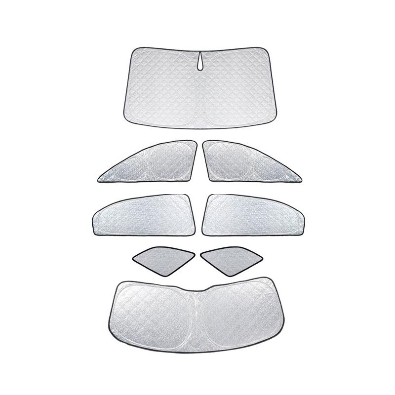 Custom-fit Privacy Sunshade for Tesla Model 3 Y S X 2025 Side Window Sun Shade UV Protector Blind Shading Camping Hiking Rest