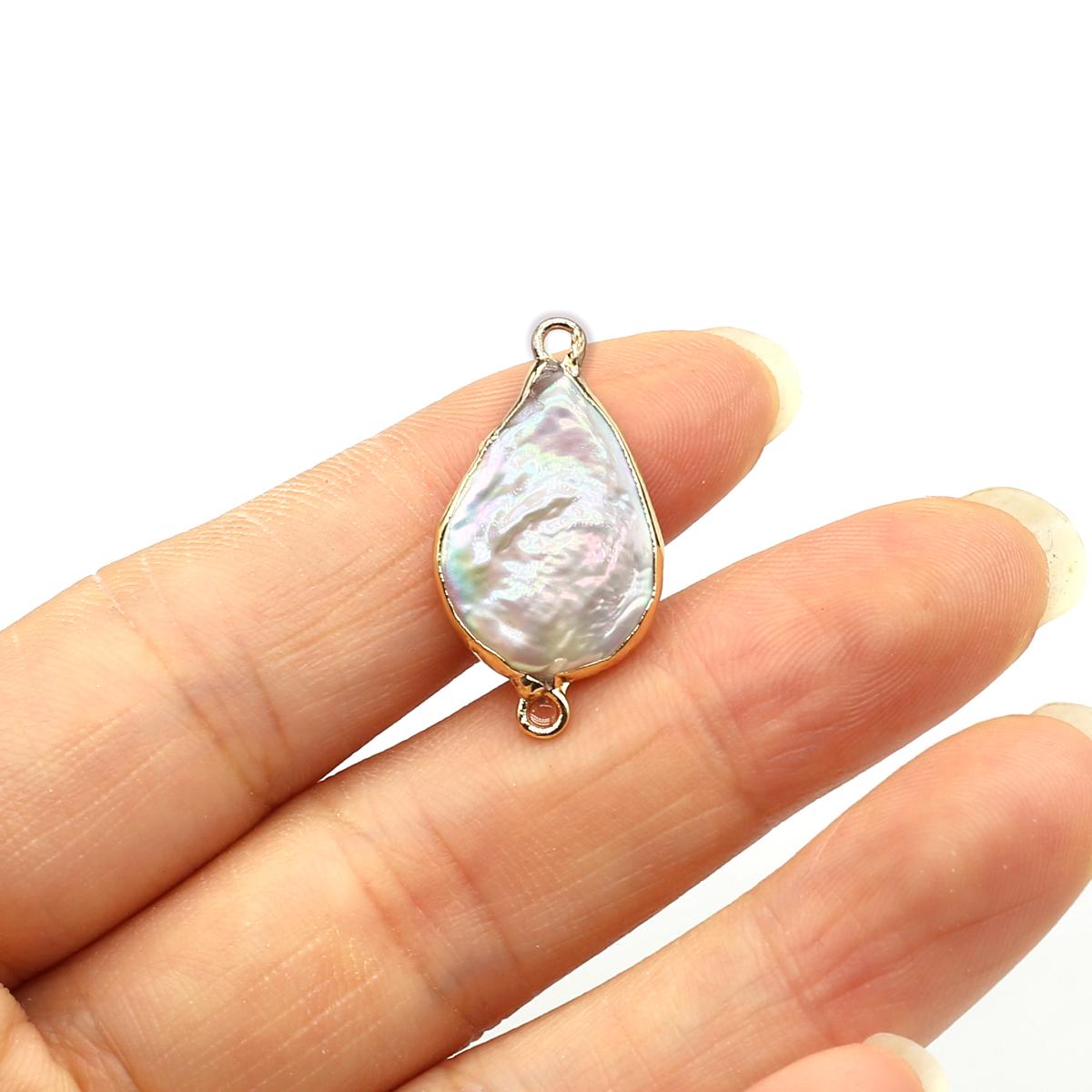 

1 шт., мини-подвески из искусственного жемчуга белого цвета в стиле барокко для изготовления ювелирных изделий своими руками на день рождения, День святого Валентина, Новый год, поделки для женщин и мужчин, подарки 1Pc/2.6×1.5cm белый