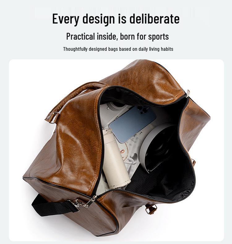 Men's Large Capacity Business & Travel Handbag - Short Trip Crossbody & Gym Bag