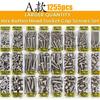 1255Pcs/660pcs/520pcs/1290pcs/pan Head Hexagon Screw and Nut Set Combination