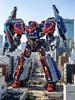 Metal Cardbot HEAVY IRON W Trailer Cargo Truck Transforming Robot Car Card Bot Action Figure Transformation Model Toy Gift