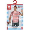 Wo ist Wally? Unisex-Kostümset für Erwachsene