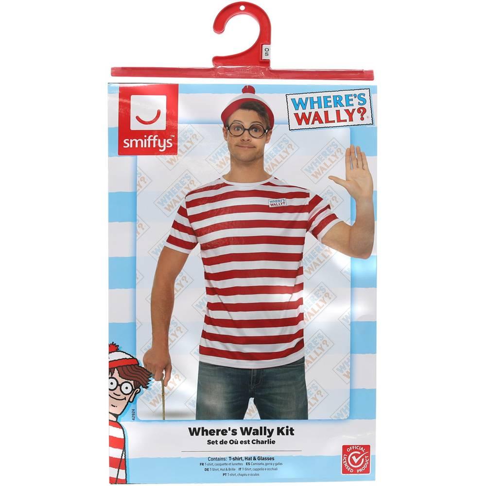 Wo ist Wally? Unisex-Kostümset für Erwachsene