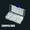 500Pcs 8 Sizes Plane Spacer Flat Insulation Gasket Ring New Nylon Washer