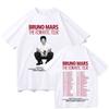 Bruno Mars A Romântica 2026 Tour Camiseta Bruno Mars Camiseta Unissex para Jovens e Adultos Roupas para Shows Conforto de Algodão Tops Chiques