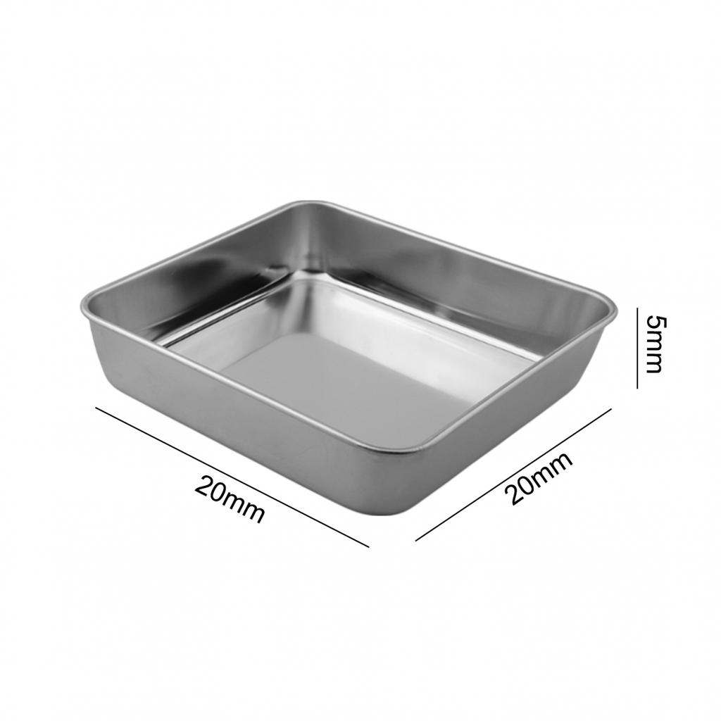 Stainless Steel Roasting Tray with Integrated Cooling Rack for Home Chefs