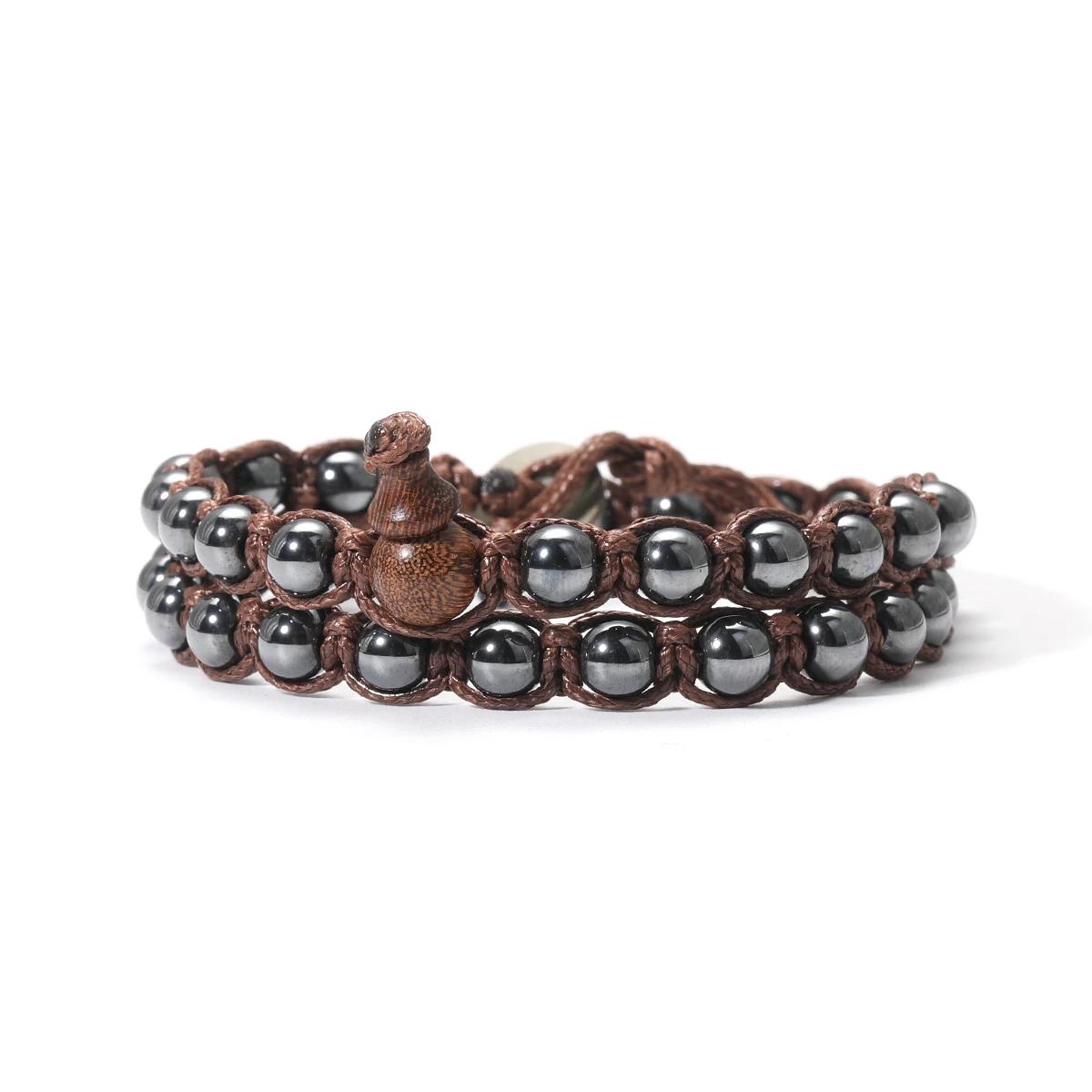 

6mm Buddhist Natural Stone Beads Sandalwood Buddha Meditation Rosary Bracelet Women s Men s Gourd Beads Multi-Circle Bracelet