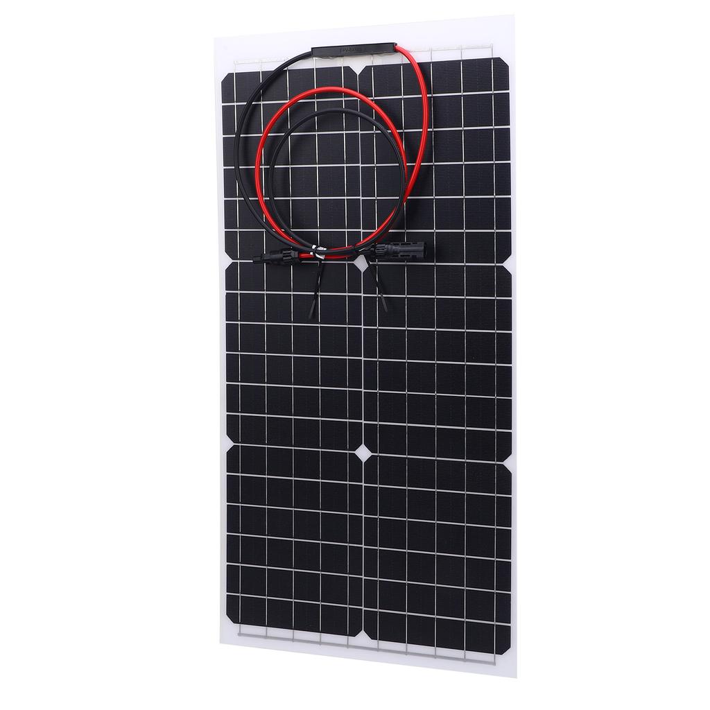 Solar Panel 30W 18V Semi Flexible IP65 Water Proof Monocrystalline Silicon Solar Panel for Camping