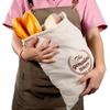 Reusable Linen French Loaf Bread Bags Portable Drawstring Bag for Homemade Kitchen Artisan Bread Fresh Friendly Keeping Storage
