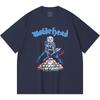 230 Gsm 100% Cotton Heavy Metal T-Shirt  Rock Band Popular Music Print Unisex Heavy Cotton T Shirt