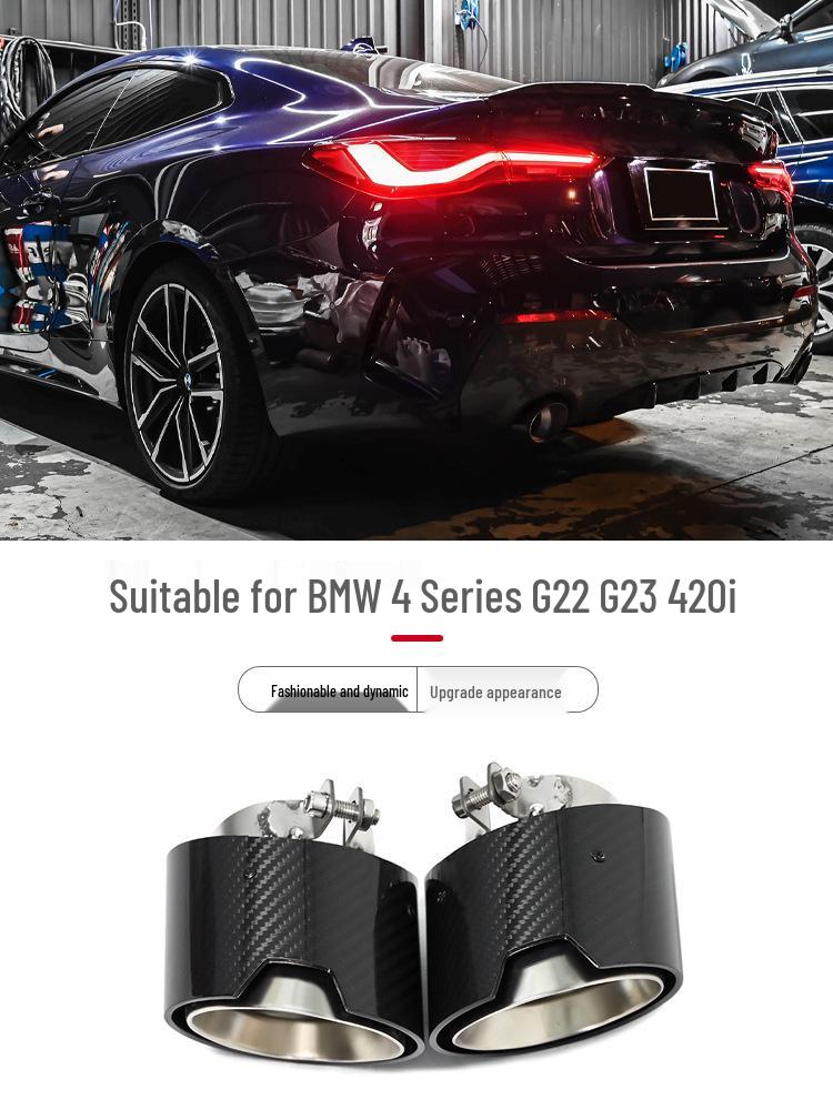 Carbon Fiber Exhaust Tailpipe for 3 Series G20 320i & 4 Series G22 425i/430i