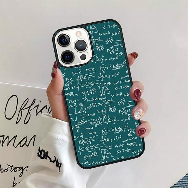 Science Math Physics Formulas Phone Case Cover For iPhone 17 Air 15 16 Pro Max 14 13 12 11 Pro Max Plus Coque