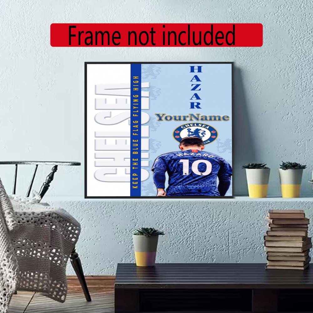 Chelsea Fc Personalized Name Diamond Paintings Mosaic Wall Round Diamond Art Painting Kits Embroidery Crystal Accessories Frameless