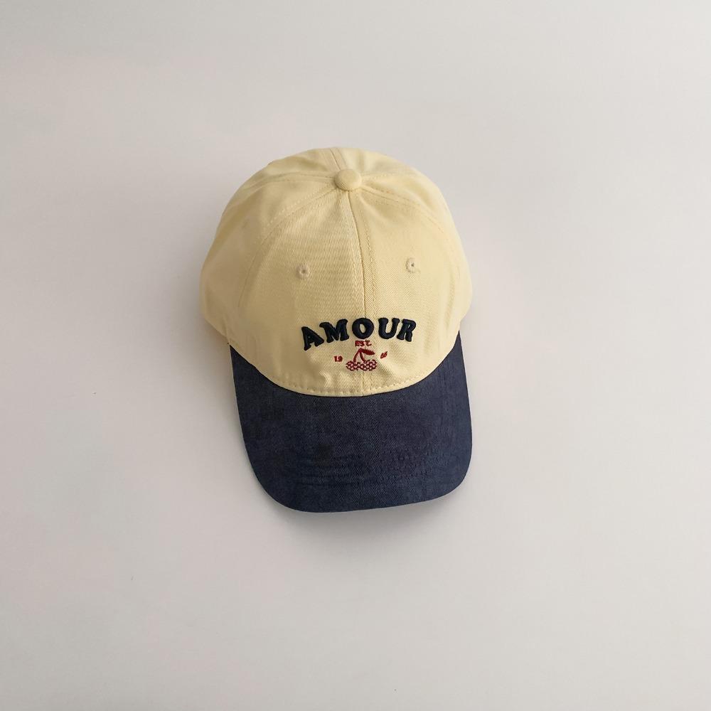Multicolor Children Baseball Cap Letter Embroidered Sun Hat Duck Tongue Hat Outdoor Activities