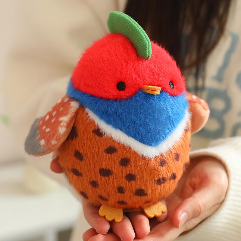 Lindo Mini Peluche de Ave Mascota de Hombro de Pie Loro Pomba Bonita Esponjosa Colgante