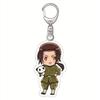 DUOFAFA XYUN Hetalia Italy Germany Key Holder Japan Keychain Unofficial Cosplay Item Acrylic Popular Anime Decoration Cute Loss Prevention Accessory