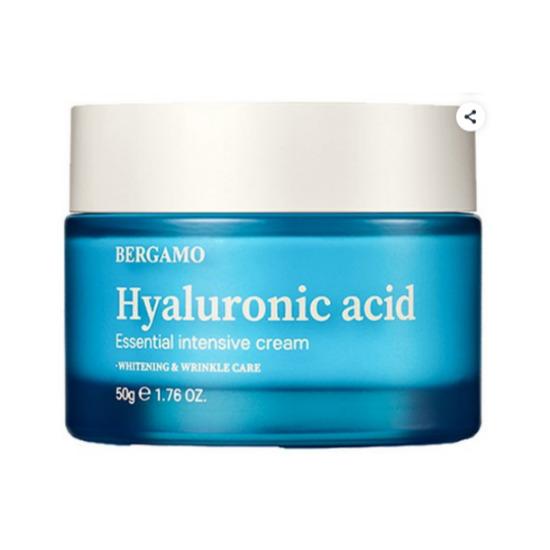 Bergamo Hyaluronic Acid Essential Intensive Moisture Cream Deep Hydration Skin Barrier Care 50g