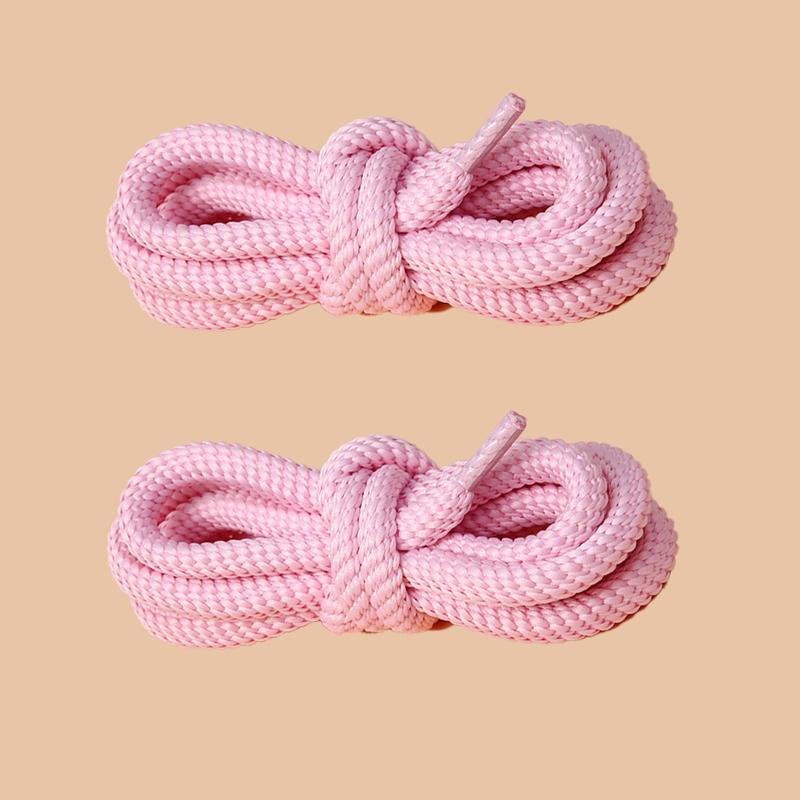 Lacets Rondes Solides Épais 8 mm 1 Paire 3 Paquets Lacets de Remplacement Premium Ajustement Universel Chaussures Multiples Accessoires pour Chaussures