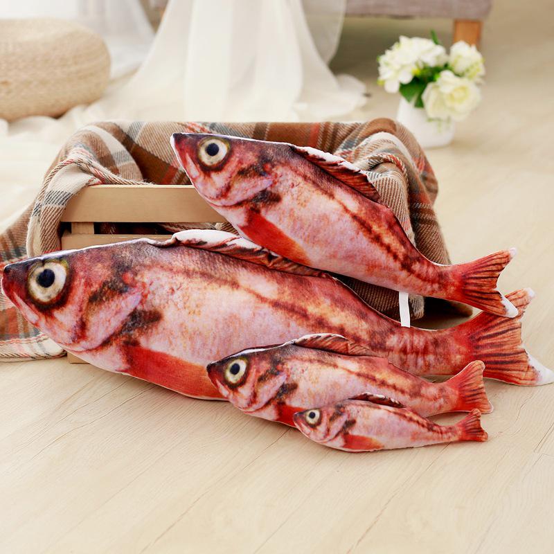 Creative Cartoon Carp Pillow: Back Support & Pet Toy - Valentine's Day Gift for Girls
