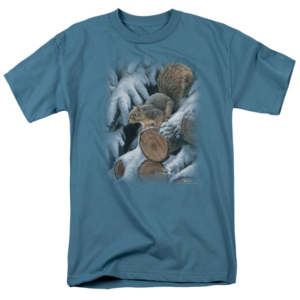 Wild Wings Wood Pile Squirrel T-Shirt XXXXL