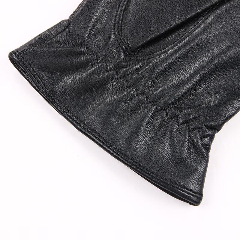 Hengyuanxiang Women's Sheepskin Winter Cycling Gloves