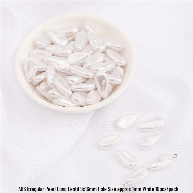 High-Gloss Irregular Imitation Pearl DIY Jewelry Kit - Bracelet, Pendant, Headdress Charms