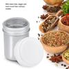 Shaker à poudre en acier inoxydable pour cacao, sucre, café, poivre et épices (Concave L)