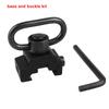 Hunting Strap QD Swivel Adapter 1.25" Quick Release Sling Ring 20mm Picatinny Rail Mlok Base Mounts Crossbody Leg Adapter2