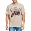 Unisexs T Shirt Adult Relaxed Fit Tshirt Jawa Motorcycle Logo On Black Summer Cheap Tshirt Retro Short Sleeve Shirt Soft