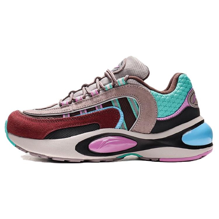 Li Ning V8 Breathable Low top Running Shoes Women's Taupe ARHP286-2