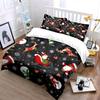 Festive Patchwork Pine Design Bedding Duvet Cover Set Duvet Cover Pillowcases  (1*Duvet Cover 2*Pillowcases, without duvet insert)