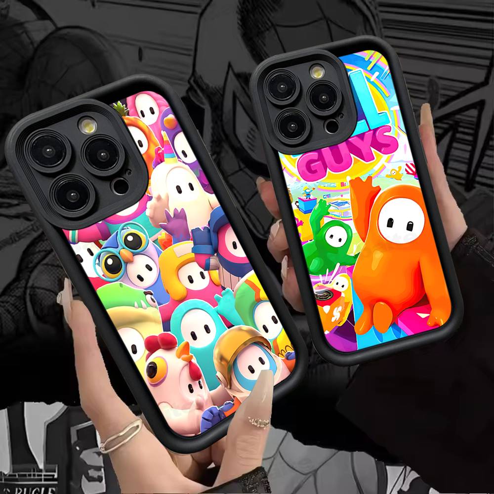 F-Fall G-Guys Party Game Silicone Phone Case For IPhone 17 Pro Max 16 15 14 13 12 11 Plus 17 Air