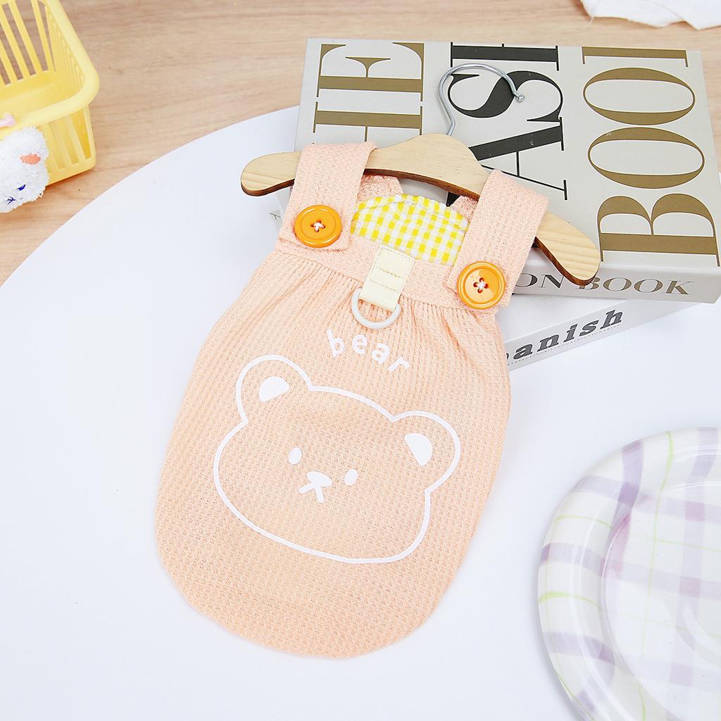 Jaro a léto Nové oblečky pro domácí mazlíčky Oblečení pro Teddy pro malé psy Řemínek na záda vafle Bear Factory Velkoobchod s oblečením pro domácí mazlíčky