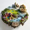Souvenirs de voyage en Chine Aimants de réfrigérateur du Xinjiang Matériau métallique Wulumuqi Wuxi Shanghai Shenzhen Anji Sanya Qingdao Autocollants de réfrigérateur