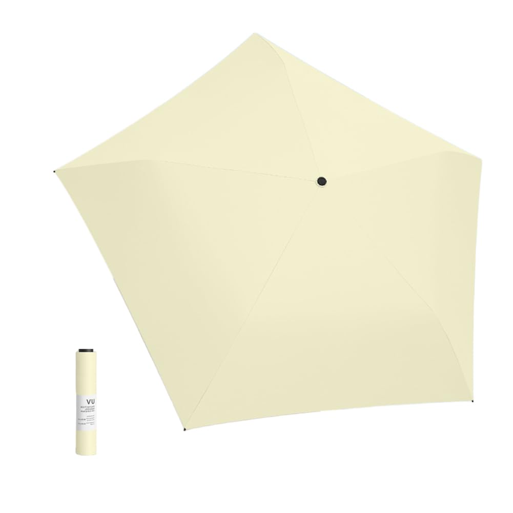 

Vokiuler Складной Ультралегкий Тонкий Складной УФ Полный Складной УФ Ультралегкий Складной Зонт, 120 г, Солнцезащитный зонт, Компактный, Зонт, 100% белый