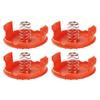 Grass Trimmer Spool Cover Spring Set For  AFS Trimmer GH600 NST2018 Spool Cap Covers And Spring Garden Tool