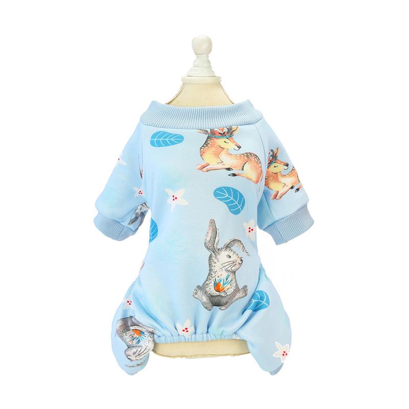 7 Colors Print Pet Dog Pajams for Small Dogs Spring Autumn Puppy Cat Jumpsuit Yorkies Terrier Mascotas Clothes Honden Kleding